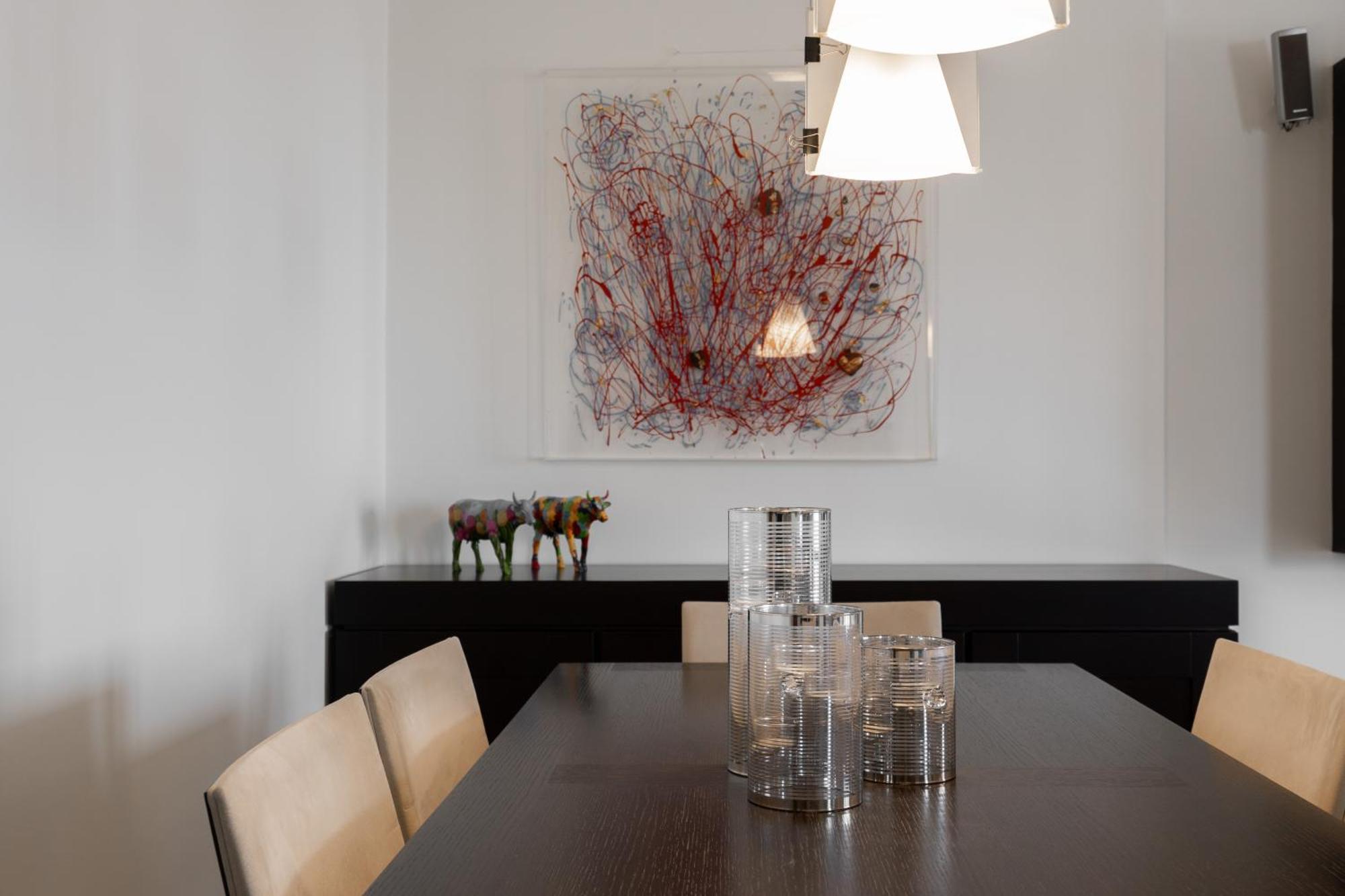 Central Seaview Heven Apartment In Fira  Bagian luar foto